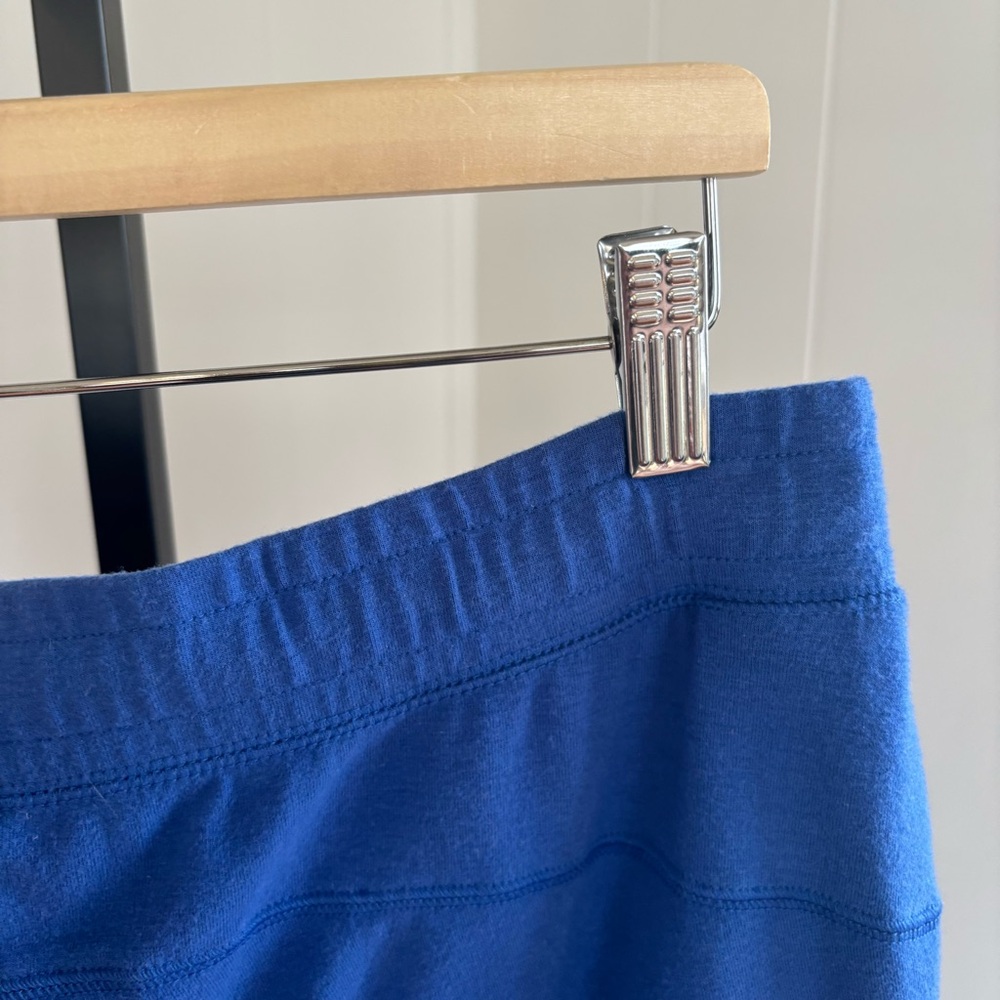 RLX Ralph Lauren Jogger Sweatpants Women's L Blue Wicking Athleisure Lounge NWT